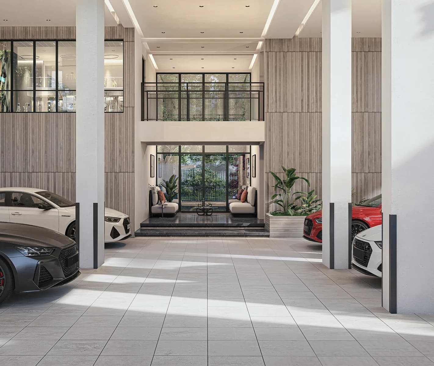 Project garden and amenity view